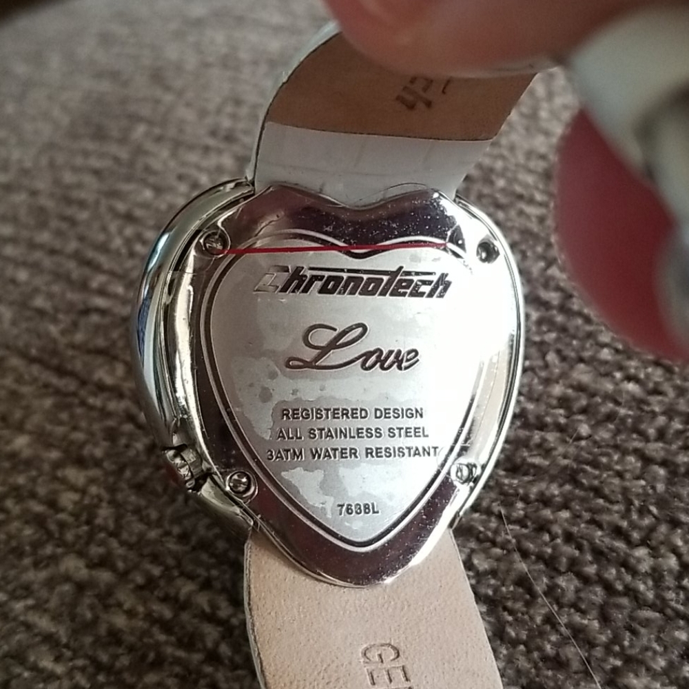 Cronotech Heart Shaped Crystal Indices Watch - Picture 9 of 15